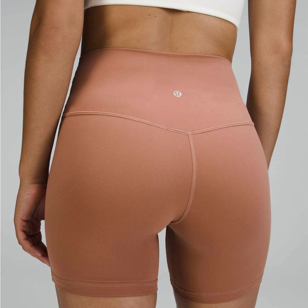 Lululemon Align High Waisted Shorts - Tan Brown - Picture 3 of 3
